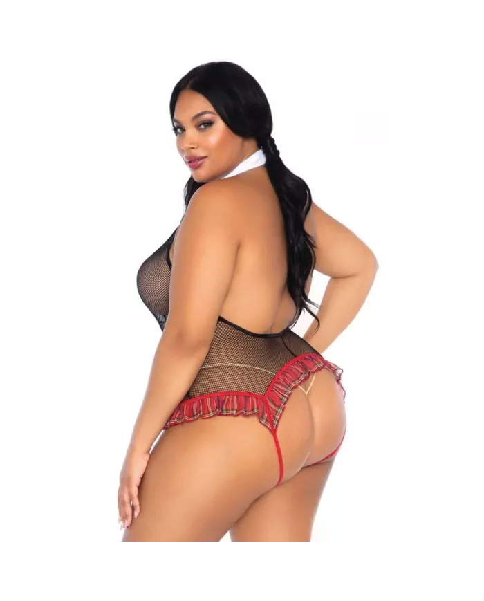 LEG AVENUE - ÉCOLIÈRE CROTHLESS FITNESS TEDDY GRANDE TAILLE LEG AVENUE - ÉCOLIÈRE CROTHLESS FITNESS TEDDY GRANDE TAILLE