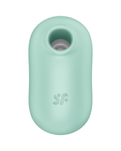 SATISFYER - STIMULATEUR ET VIBRATEUR DOUBLE AIR PULSE PRO TO GO 2 VIOLET