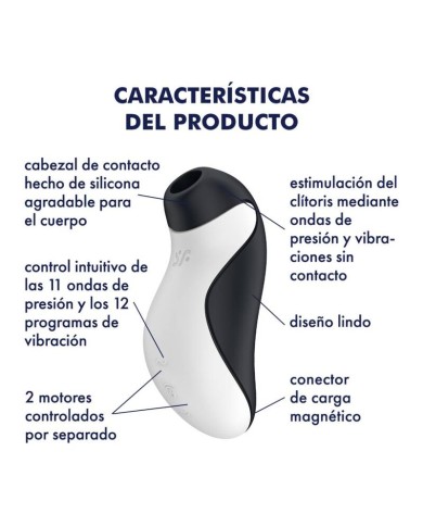 SATISFYER - STIMULATEUR + VIBRATION ORCA
