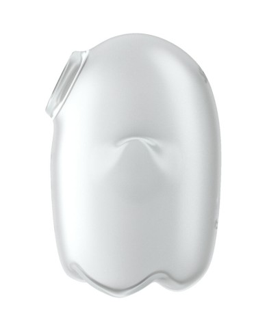 SATISFYER - GLOWING GHOST AIR PULSE & VIBRATEUR BLANC