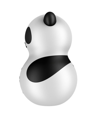 SATISFYER - POCKET PANDA STIMULATEUR & VIBRATEUR NOIR ET BLANC