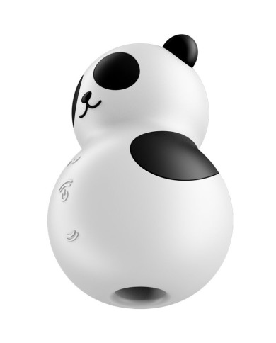 SATISFYER - POCKET PANDA STIMULATEUR & VIBRATEUR NOIR ET BLANC