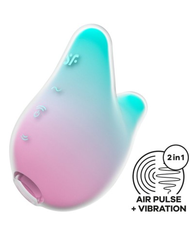 SATISFYER - MERMAID VIBES STIMULATEUR & VIBRATEUR MENTHE ET ROSE