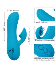 CALEXOTICS - SUNSET BEACH SEDUCER VIBRATEUR & STIMULATEUR 10 FONCTIONS BLEU