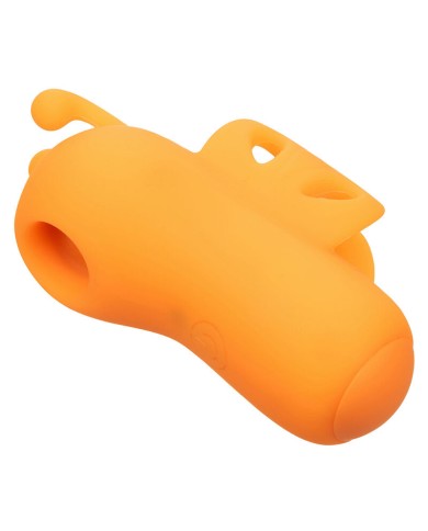 CALEXOTICS - NEON VIBES BUZZING VIBE LE STIMULATEUR DE DOIGTS 10 VIBRATIONS ORANGE