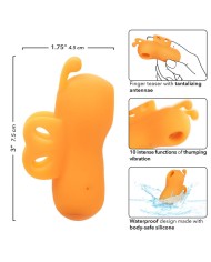CALEXOTICS - NEON VIBES BUZZING VIBE LE STIMULATEUR DE DOIGTS 10 VIBRATIONS ORANGE