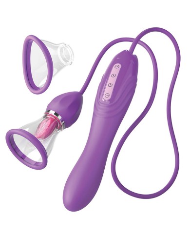 FANTASY FOR HER - TUYAU D'ASPIRATION MAXIMUM ULTIME PLAISIR AVEC LANGUE STIMULANTE VIOLET