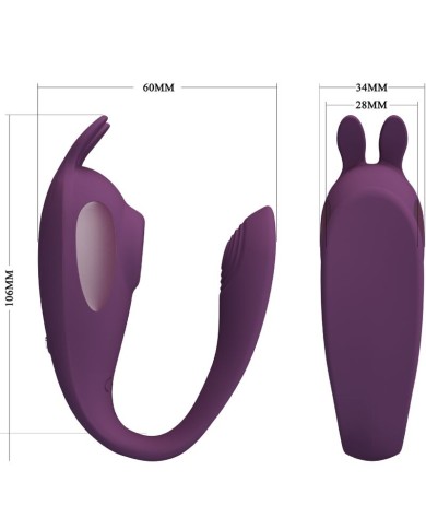 PRETTY LOVE - STIMULATEUR ET VIBRATEUR SHEY APPLICATION GRATUITE LONGUE DISTANCE VIOLET