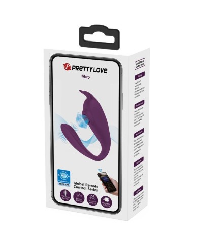 PRETTY LOVE - STIMULATEUR ET VIBRATEUR SHEY APPLICATION GRATUITE LONGUE DISTANCE VIOLET