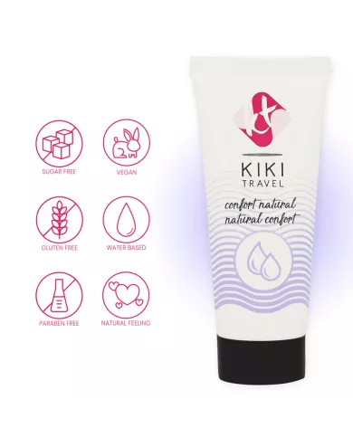 KIKÍ TRAVEL - CONFORT LUBRIFIANT NATUREL 50 ML KIKÍ TRAVEL - CONFORT LUBRIFIANT NATUREL 50 ML