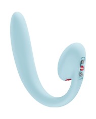 FUN FACTORY - VIBRATEUR À DOUBLE IMPULSION D'AIR CRESCENDO INSERABLE BLEU GLACÉ