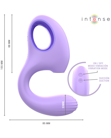 INTENSE - BAXTER VIBRATEUR & STIMULATEUR VIOLET
