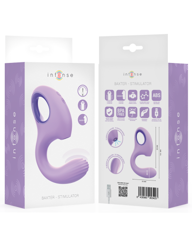 INTENSE - BAXTER VIBRATEUR & STIMULATEUR VIOLET