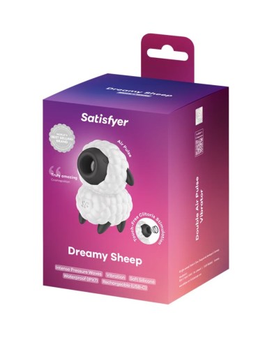 SATISFYER - VIBRATEUR MOUTON DE RÊVE ET STIMULATEUR À IMPULSIONS D'AIR