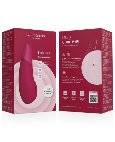 WOMANIZER - STIMULATEUR CLITORIAL AMÉLIORANT ROSE VIBRANT