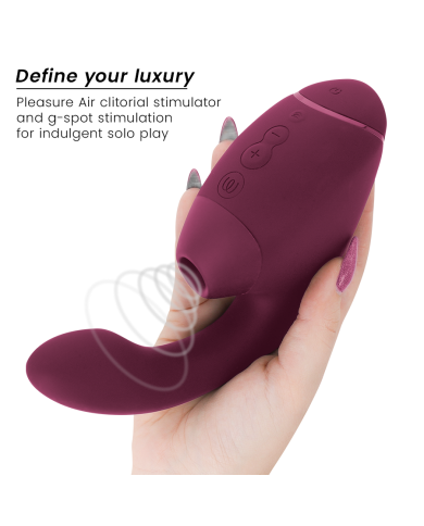 WOMANIZER - DUO NEXT STIMULATEUR CLITORIAL ET DE POINT G DOUBLE ROSE FOYER