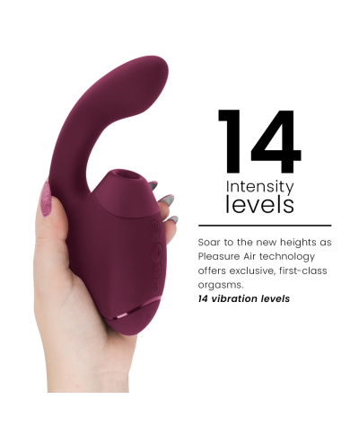 WOMANIZER - DUO NEXT STIMULATEUR CLITORIAL ET DE POINT G DOUBLE ROSE FOYER