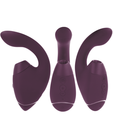 WOMANIZER - DUO NEXT STIMULATEUR CLITORIAL ET DE POINT G DOUBLE VIOLET FONCÉ