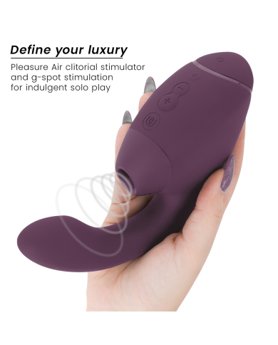 WOMANIZER - DUO NEXT STIMULATEUR CLITORIAL ET DE POINT G DOUBLE VIOLET FONCÉ