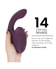 WOMANIZER - DUO NEXT STIMULATEUR CLITORIAL ET DE POINT G DOUBLE VIOLET FONCÉ