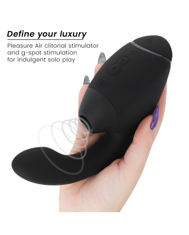 WOMANIZER - DUO NEXT STIMULATEUR CLITORIAL ET DE POINT G DOUBLE NOIR