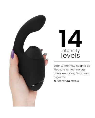 WOMANIZER - DUO NEXT STIMULATEUR CLITORIAL ET DE POINT G DOUBLE NOIR