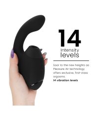 WOMANIZER - DUO NEXT STIMULATEUR CLITORIAL ET DE POINT G DOUBLE NOIR