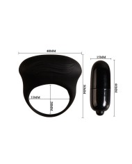 PRETTY LOVE - BERTRAM ANNEAU VIBRATEUR NOIR