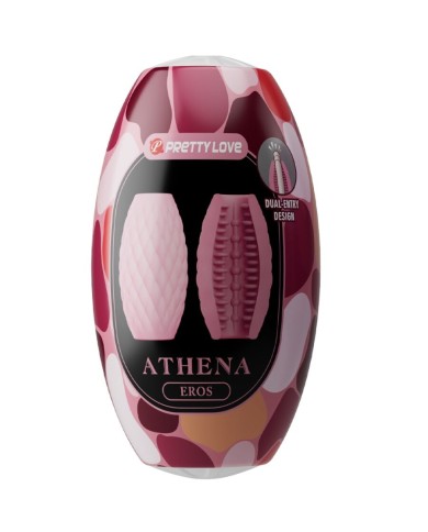 PRETTY LOVE - MASTURBATEUR POUR HOMME EN SILICONE ATHENA EROS ROSE