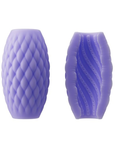 PRETTY LOVE - MASTURBATEUR POUR HOMME EN SILICONE ATHENA EROS VIOLET