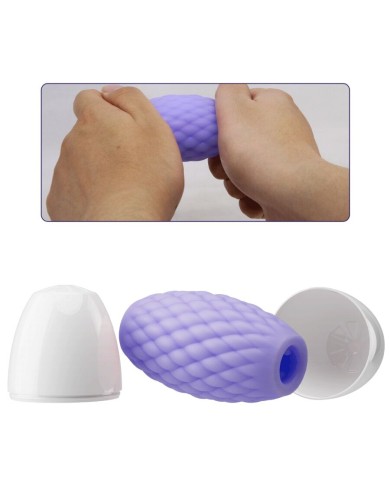 PRETTY LOVE - MASTURBATEUR POUR HOMME EN SILICONE ATHENA EROS VIOLET