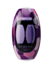 PRETTY LOVE - MASTURBATEUR POUR HOMME EN SILICONE ATHENA EROS VIOLET