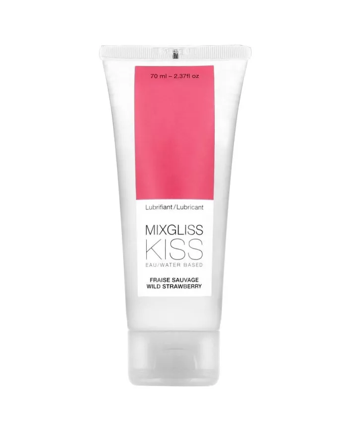MIXGLISS - LUBRIFIANT BASE D'EAU SAVEUR FRAISE 70 ML MIXGLISS - LUBRIFIANT BASE D'EAU SAVEUR FRAISE 70 ML