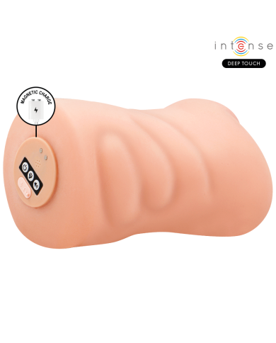 INTENSE DEEP TOUCH - KRISTA MASTURBATEUR VAGINAL AVEC SUCCION, VIBRATION ET EFFET VOCAL 1,2 KG