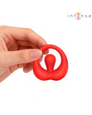 INTENSE - RUSSELL ANILLO VIBRADOR CON ESTIMULACIÓN DE CLÍTORIS ROJO