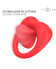 INTENSE - RUSSELL ANILLO VIBRADOR CON ESTIMULACIÓN DE CLÍTORIS ROJO