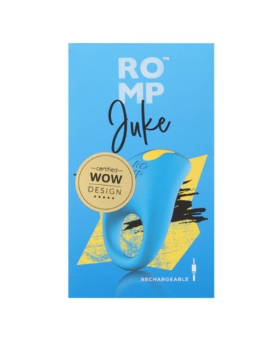 ROMP - JUKE ANNEAU PÉNIS EN SILICONE AVEC VIBRATEUR DE STIMULATION CLITORIALE