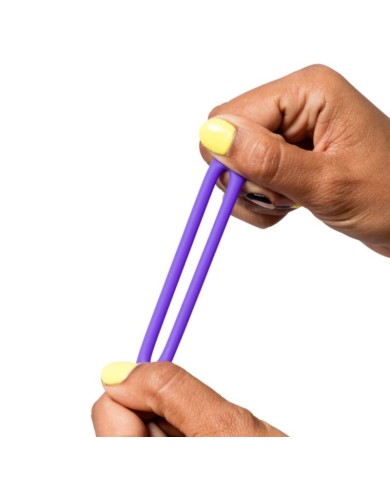 ROMP - REMIX TRIO ENSEMBLE DE 3 ANNEAUX PÉNIS EN SILICONE VIOLETTES