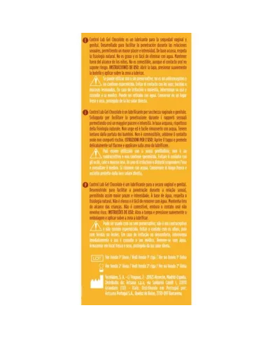 CONTROL - GEL LUBRIFIANT LUB CHOCOLAT 75 ML