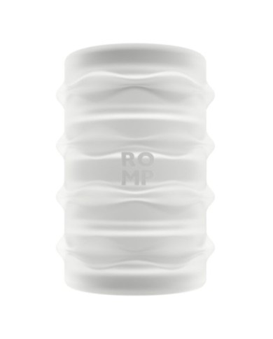 ROMP - MOSH MASTURBATEUR MÂLE TRANSPARENT AVEC GAINE RÉVERSIBLE DE 6 CM