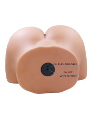 CRAZY BULL - JULIA XXL MASTURBATEUR VIBRANT DOUBLE VAGINAL ET ANAL FLESH