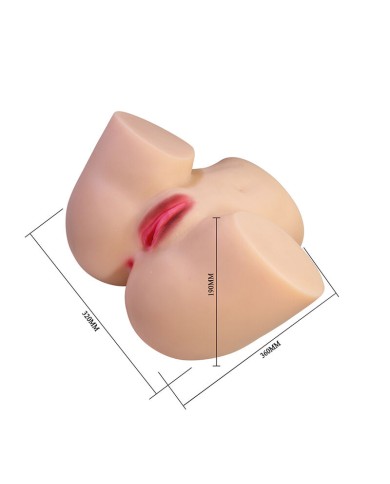 CRAZY BULL - LIORA XXL MASTURBATEUR VIBRANT DOUBLE VAGINAL ET ANAL