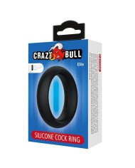 CRAZY BULL - ELIO ANNEAU PÉNAL EN SILICONE NOIR