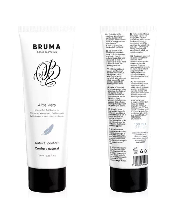 BRUMA - GEL GLISSANT ALOE VERA CONFORT NATUREL 100 ML
