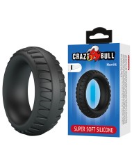 CRAZY BULL - MERRITT ANNEAU PÉNAL EN SILICONE TEXTURÉ NOIR