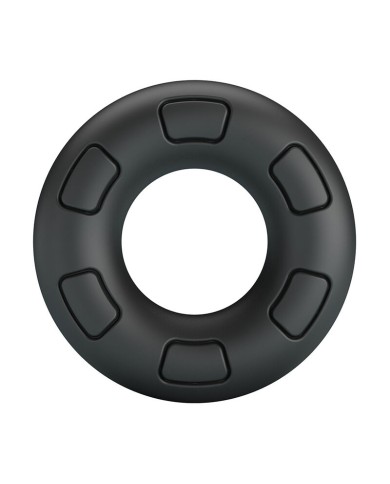 CRAZY BULL - ANNEAU PÉNAL EN SILICONE SUPER DOUX BERTRAM NOIR