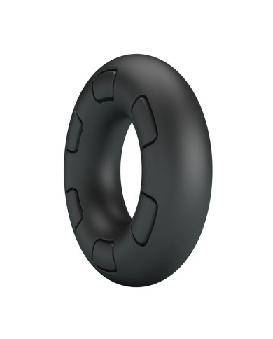CRAZY BULL - ANNEAU PÉNAL EN SILICONE SUPER DOUX BERTRAM NOIR