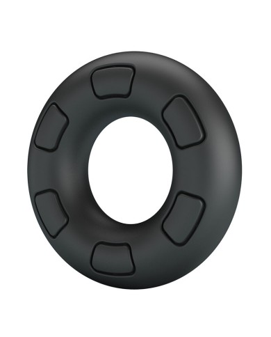 CRAZY BULL - ANNEAU PÉNAL EN SILICONE SUPER DOUX BERTRAM NOIR