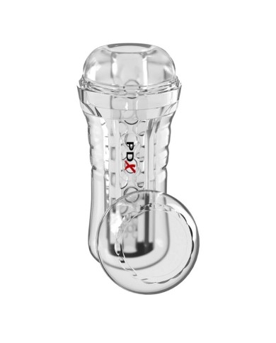 PDX ELITE - VIEWTUBE PLUS SEE-THRU EZ-GRIP TRANSPARENT STROKER 21 CM