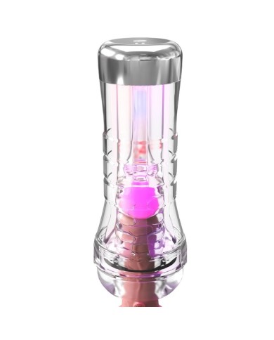 PDX ELITE - VIEWTUBE XXL LED TRANSPARENT STROKER 27,3 CM